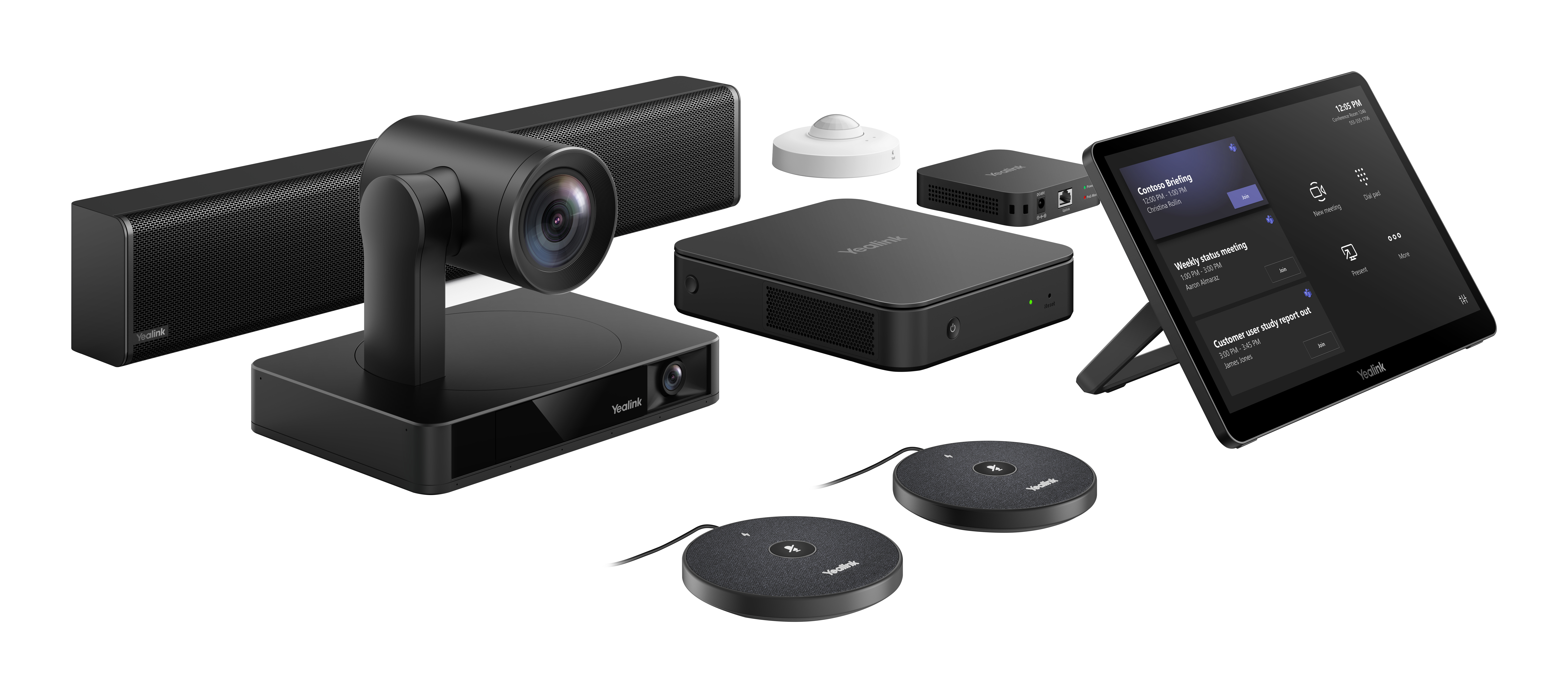 Yealink MVC860-C5-710 system til videokonference Ethernet LAN System til gruppevideokonference