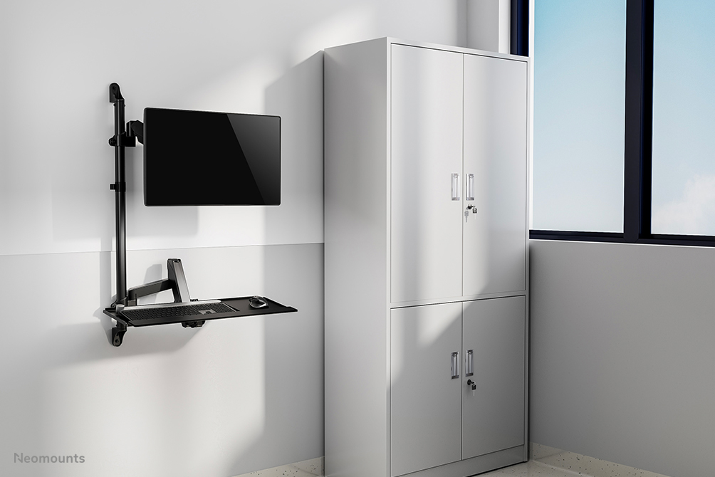 Neomounts WL90-325BL1 skærmbeslag og -stativer 81,3 cm (32") Væg Sort