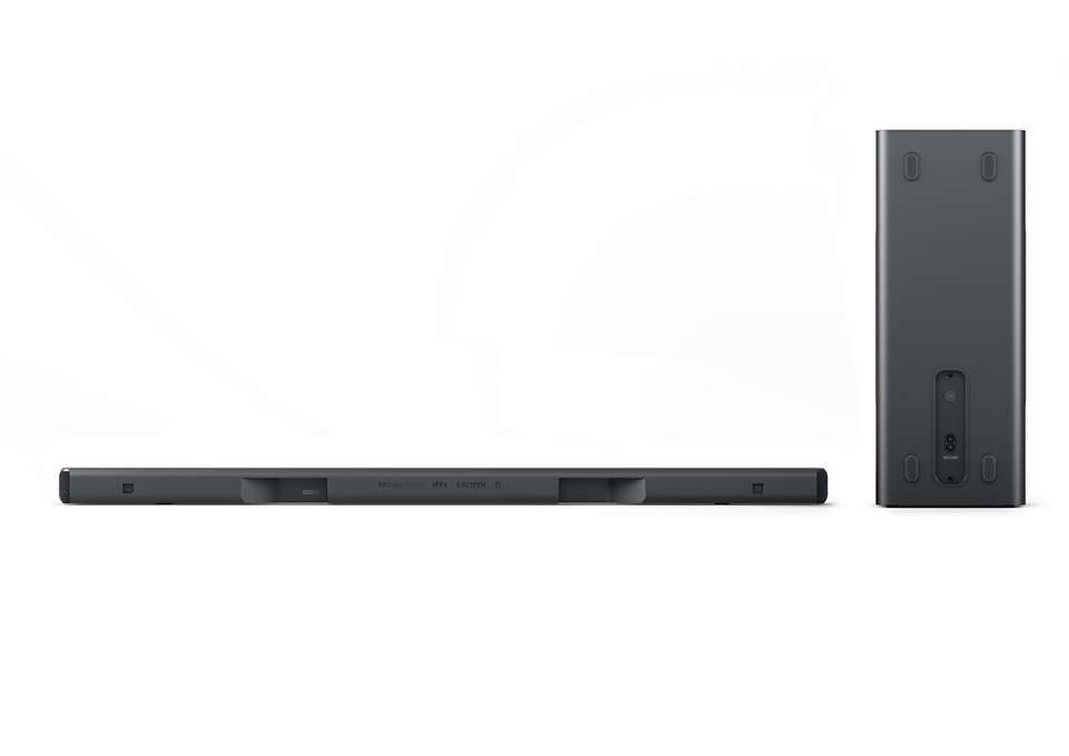 Philips TAB6309/10 SoundBar højttaler Grå 2.1 kanaler 160 W