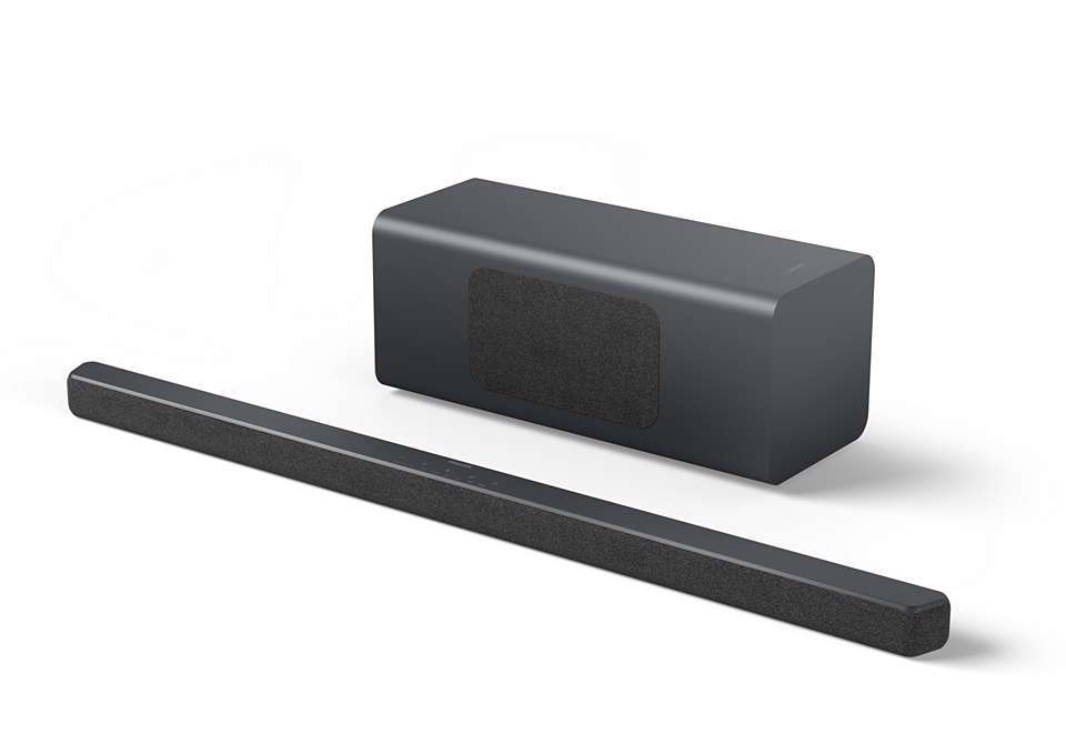Philips TAB6309/10 SoundBar højttaler Grå 2.1 kanaler 160 W