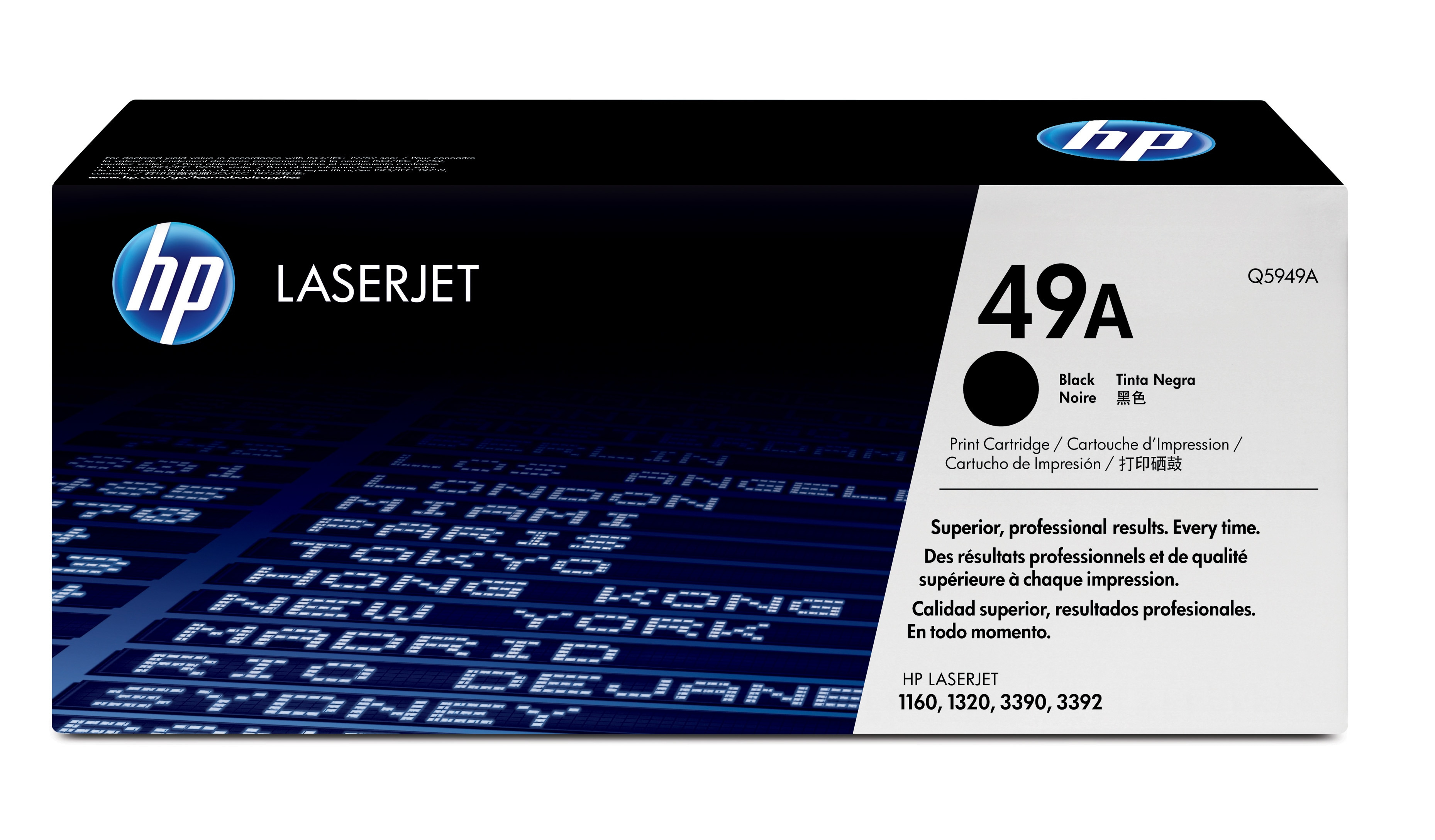 HP Original 49A LaserJet-tonerpatron, sort
