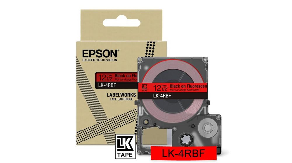 Epson LK-4RBF Sort, Rød