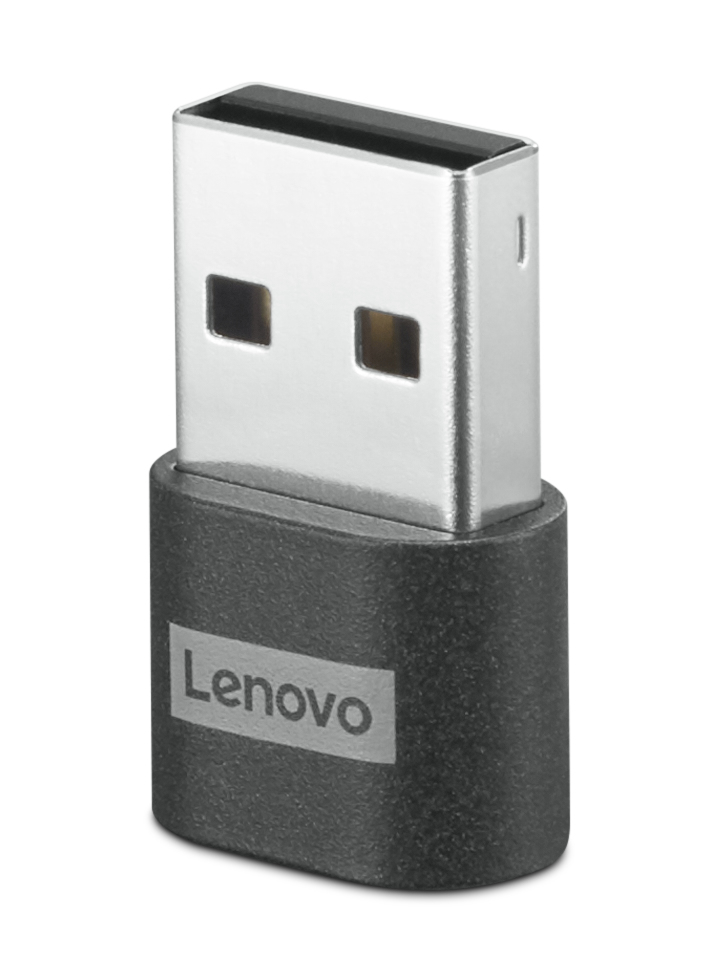 Lenovo 4X91C99226 kabel kønsskifter USB-C USB-A Sort