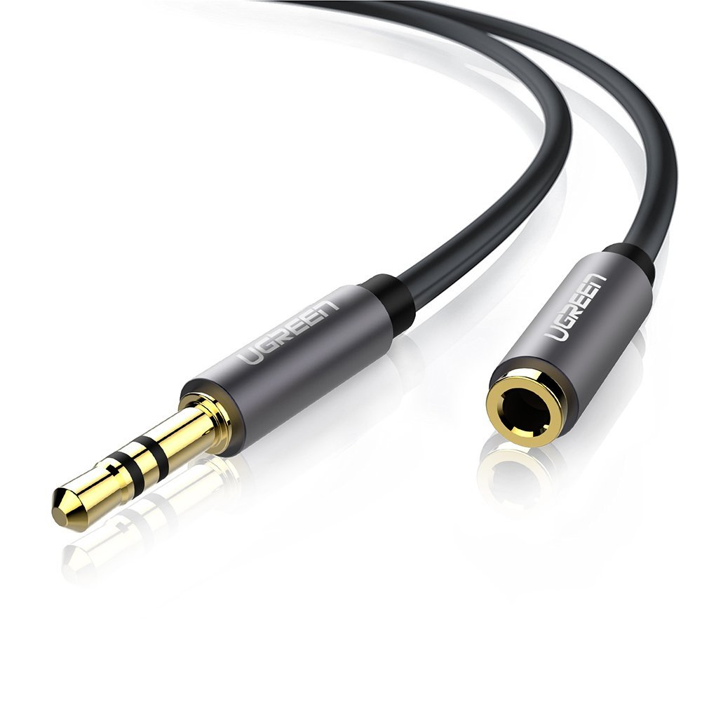 Ugreen 10592 lydkabel 1 m 3.5mm Sort