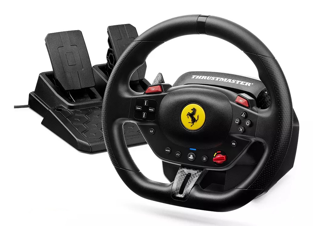 Thrustmaster T98-P FERRARI 296 GTB Sort Rat + Pedaler PC, PlayStation 4, PlayStation 5