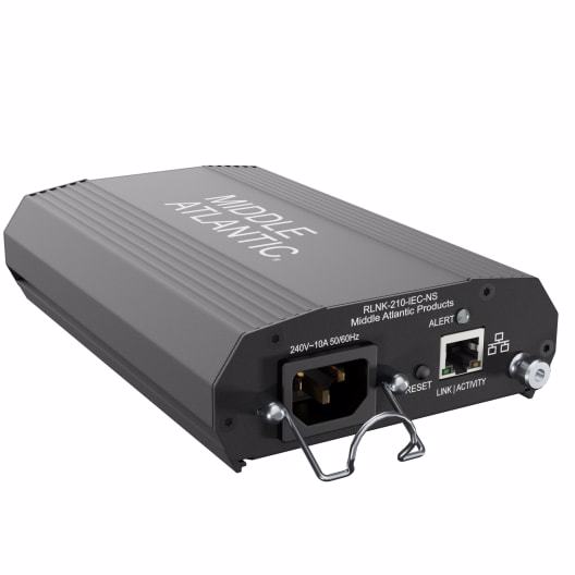 Middle Atlantic Products RLNK-210-IEC-NS strømforsyningsenhed (PDU) 2 AC stikkontakt(er) Sort