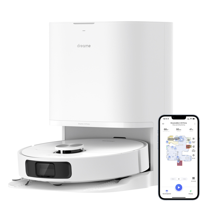 Dreame L10 Prime 0,45 L Poseløs Hvid