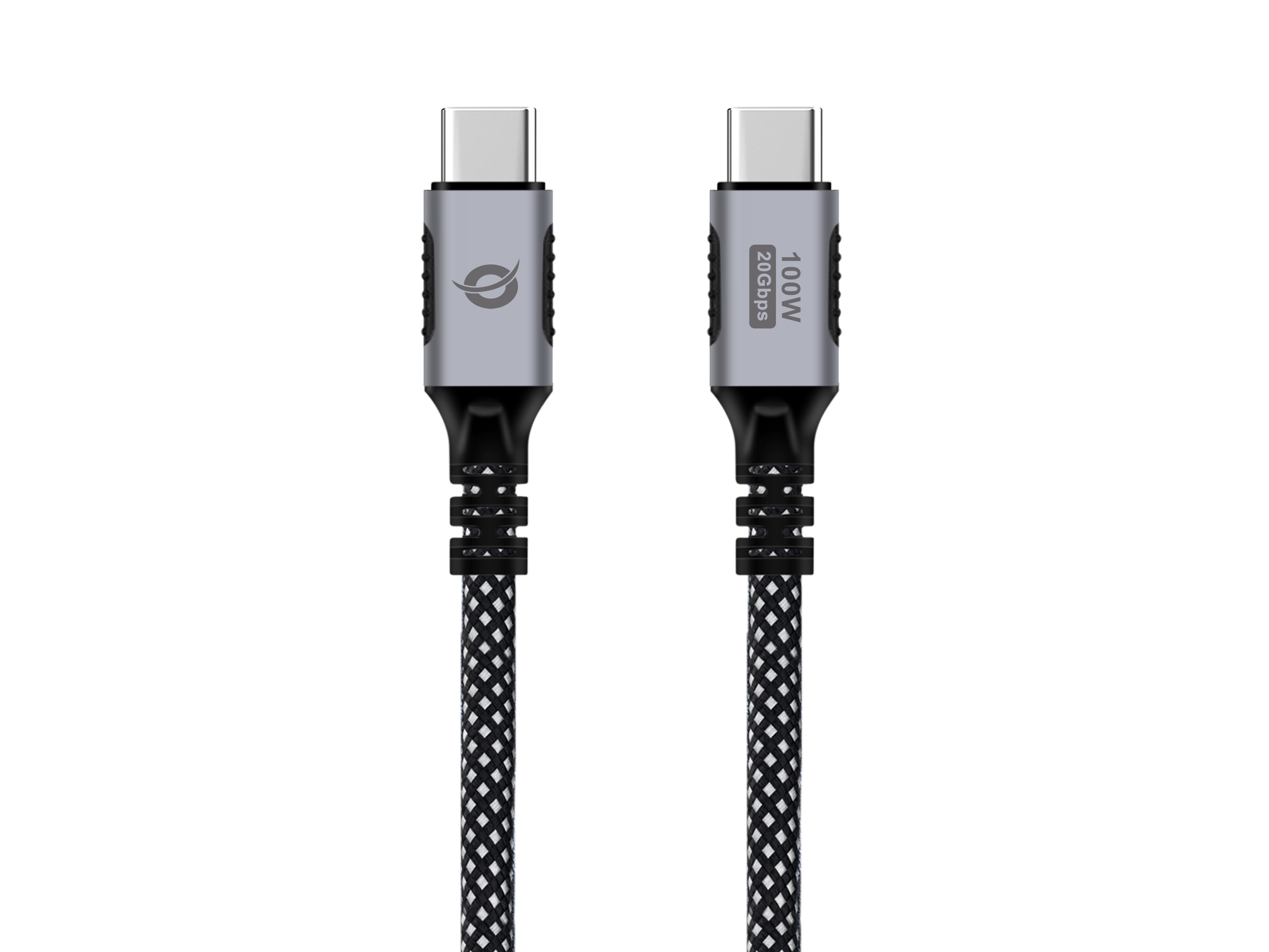 Conceptronic ETTA07B12 USB-kabel USB 3.2 Gen 2x2 1,2 m USB C Sort