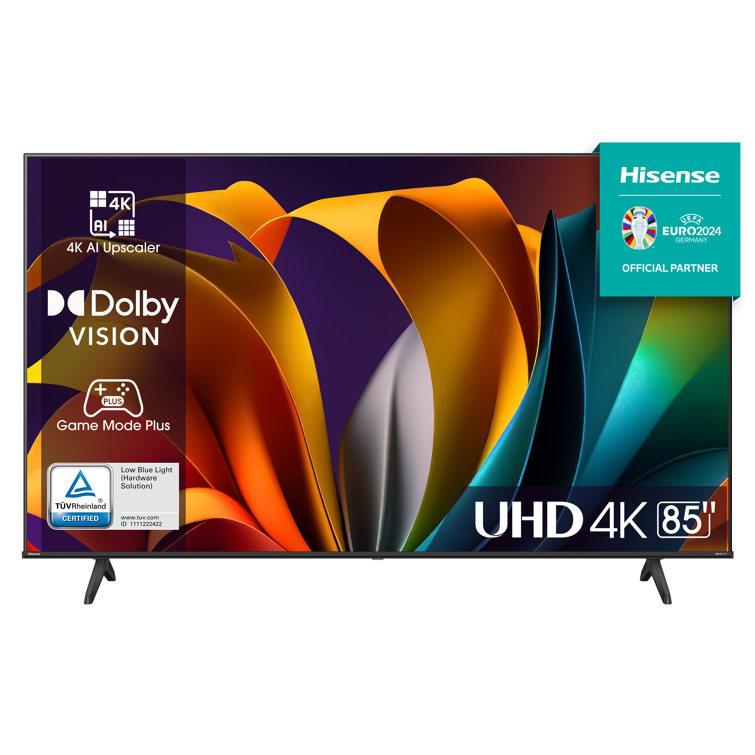 Hisense 85A6N TV 2,16 m (85") 4K Ultra HD Smart TV Wi-Fi Sort 400 cd/m²