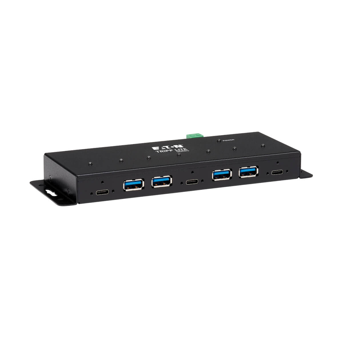 Tripp Lite U460-4A3C-IND interface hub USB 3.2 Gen 2 (3.1 Gen 2) Type-C 10000 Mbit/s Sort