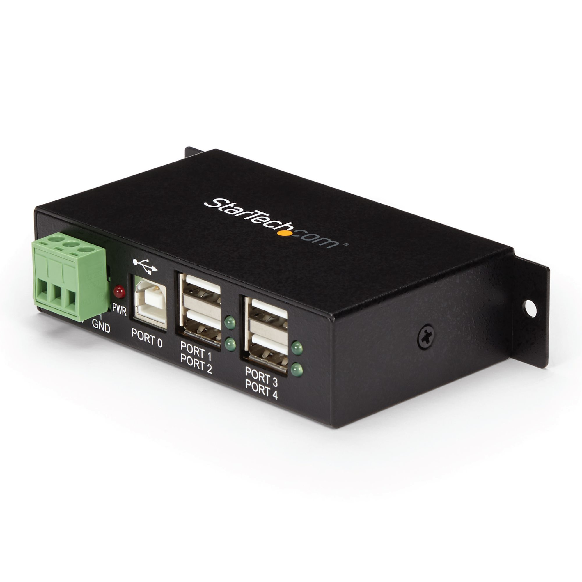 StarTech.com ST4200USBM interface hub USB 2.0 Type-B 480 Mbit/s Sort