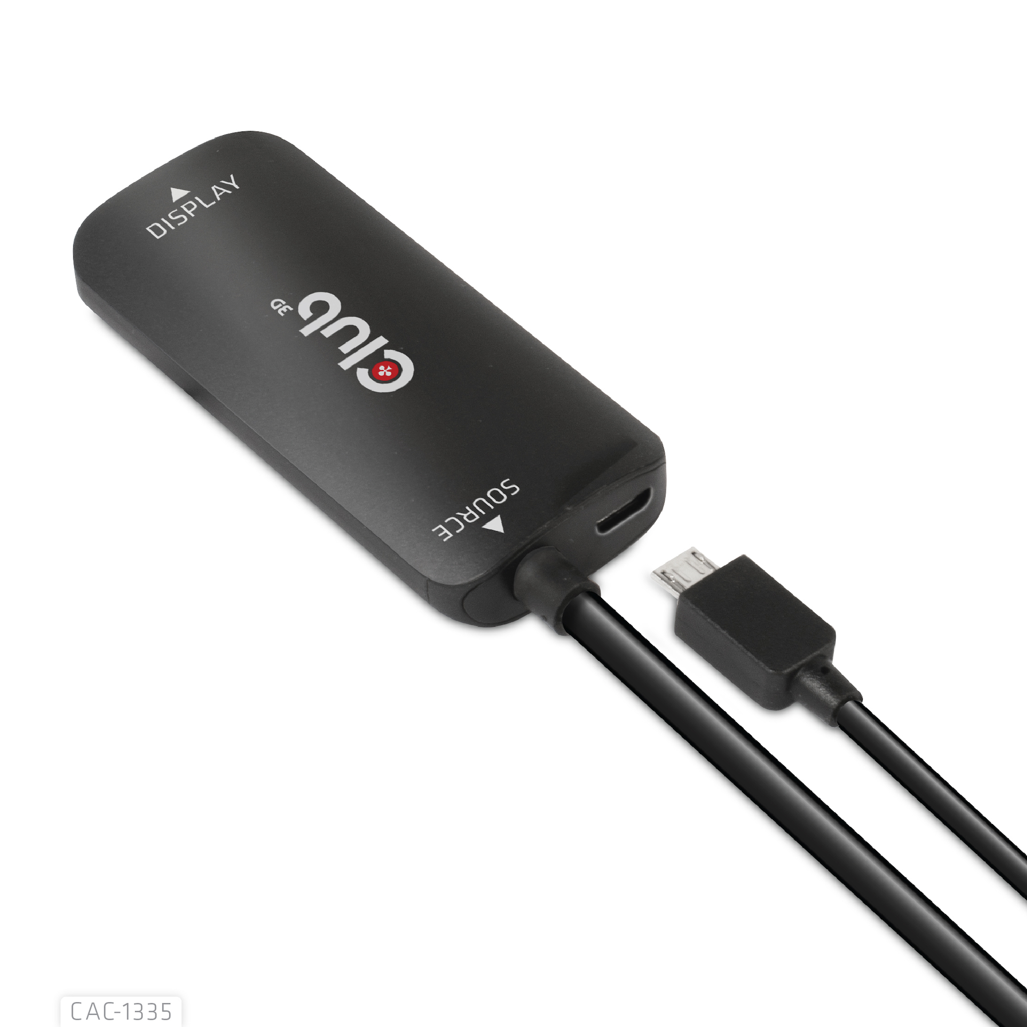 CLUB3D CAC-1335 videokabel adapter 1 m HDMI + USB DisplayPort