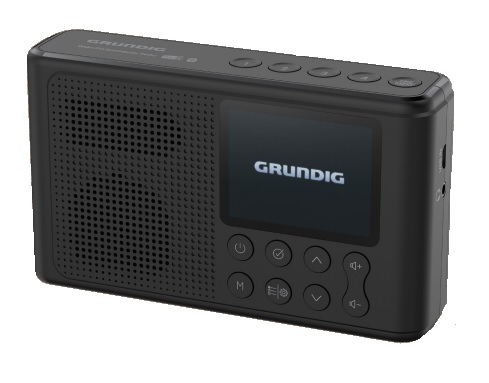 Grundig Music 6500 Bærbar Analog & digital Sort