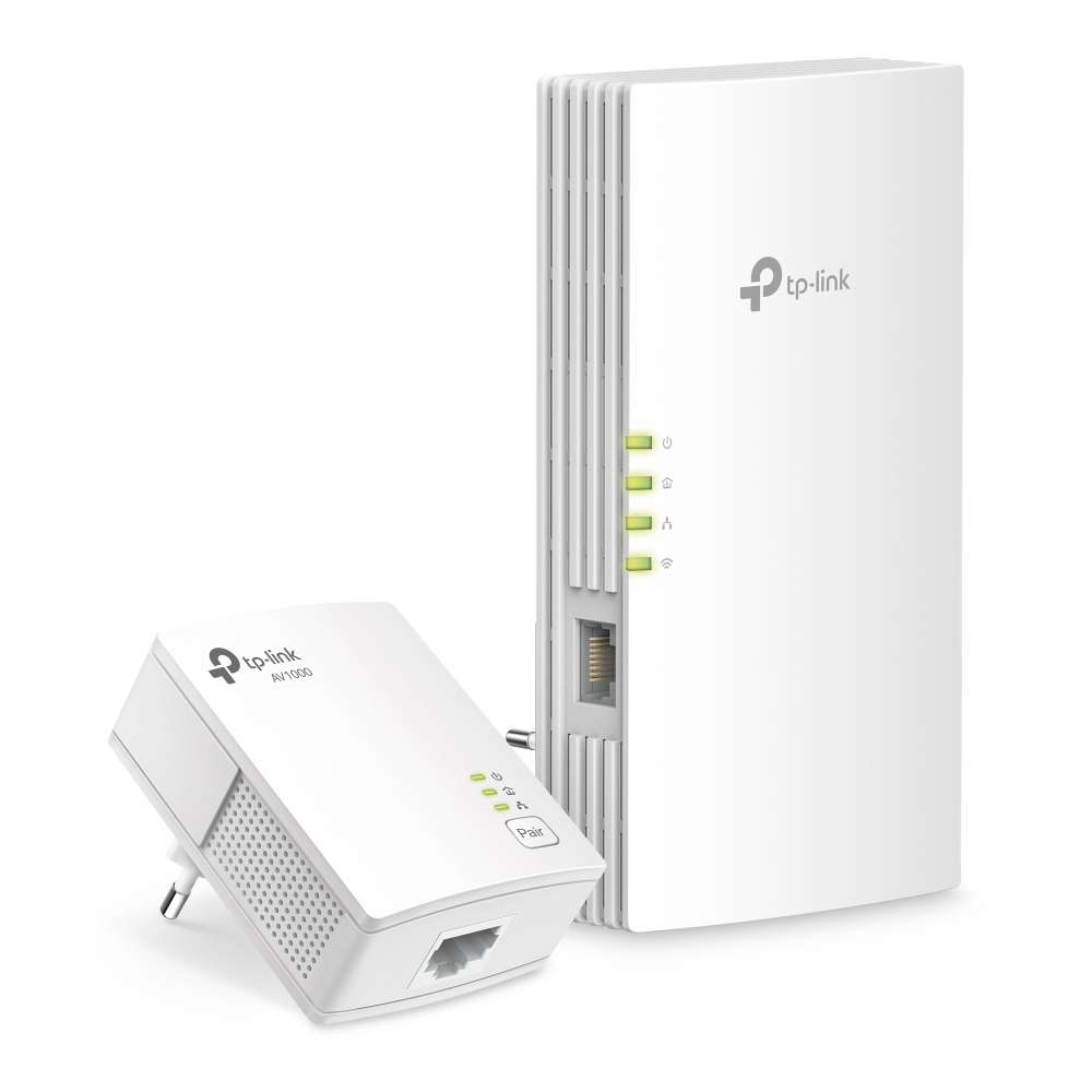 TP-Link TL-WPA7817 KIT Power Line netværksadapter 1000 Mbit/s Ethernet LAN Wi-Fi Hvid 2 stk
