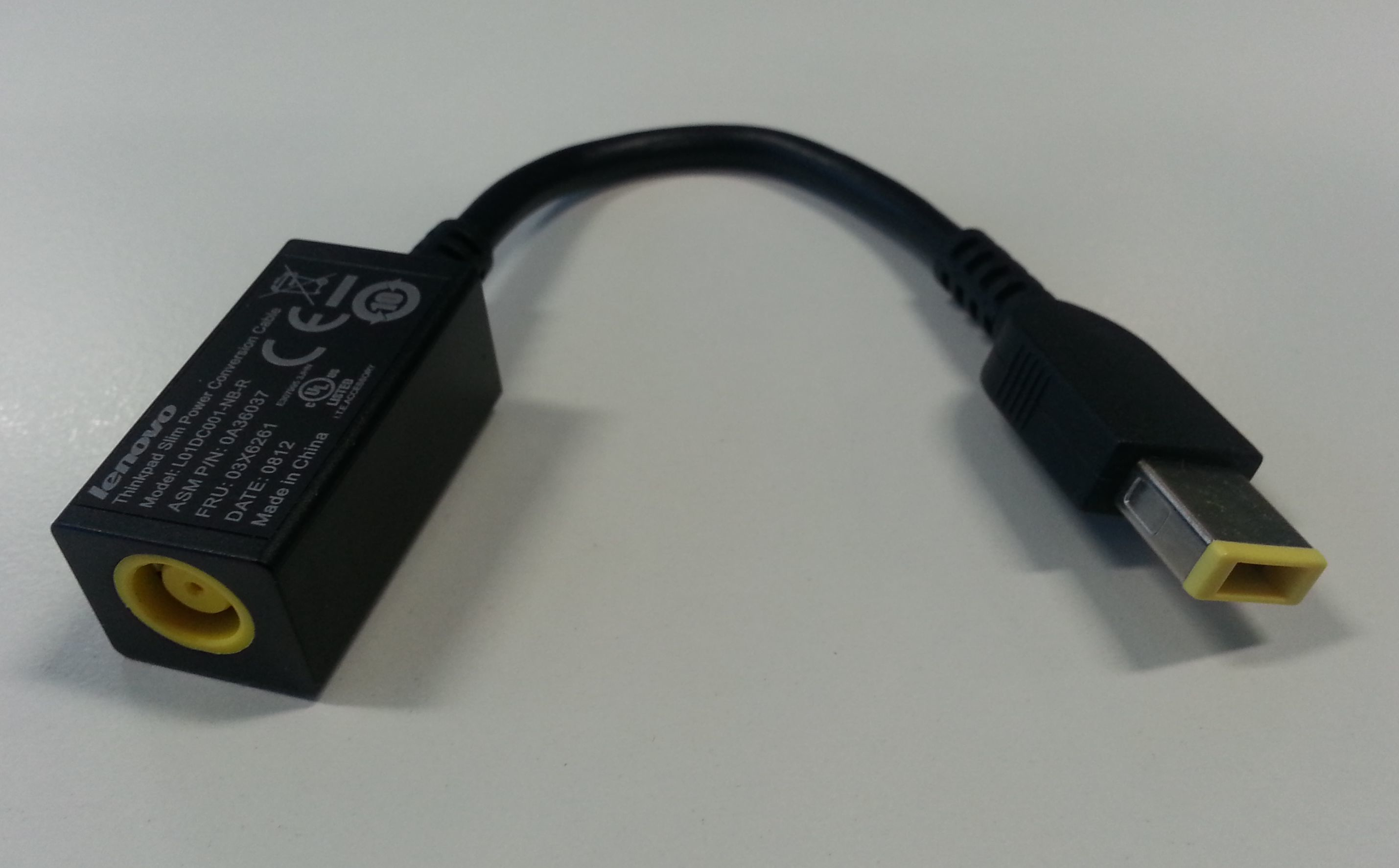 Lenovo ThinkPad Slim Power Conversion Cable Sort