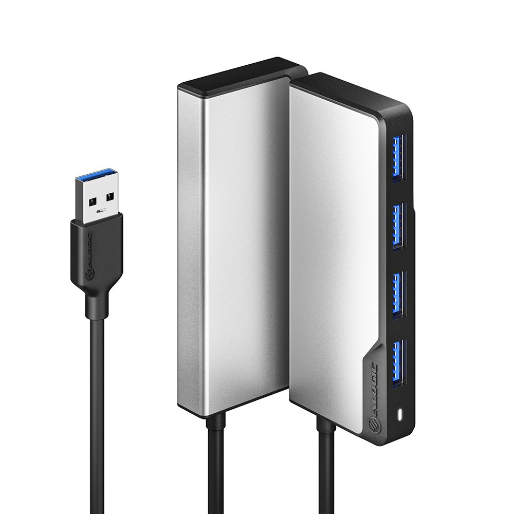 ALOGIC USB-A Fusion SWIFT 4-in-1 USB 3.2 Gen 1 (3.1 Gen 1) Type-A 5000 Mbit/s Grå