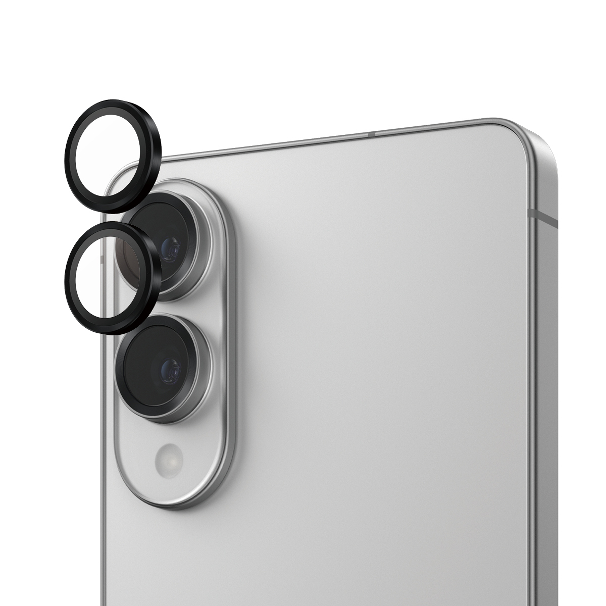 PanzerGlass ® Hoops® Sort Kameralinsebeskytter Samsung S25 Edge