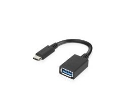 Lenovo 4X90Q59481 USB-kabel USB 3.2 Gen 1 (3.1 Gen 1) 0,14 m USB C USB A Sort