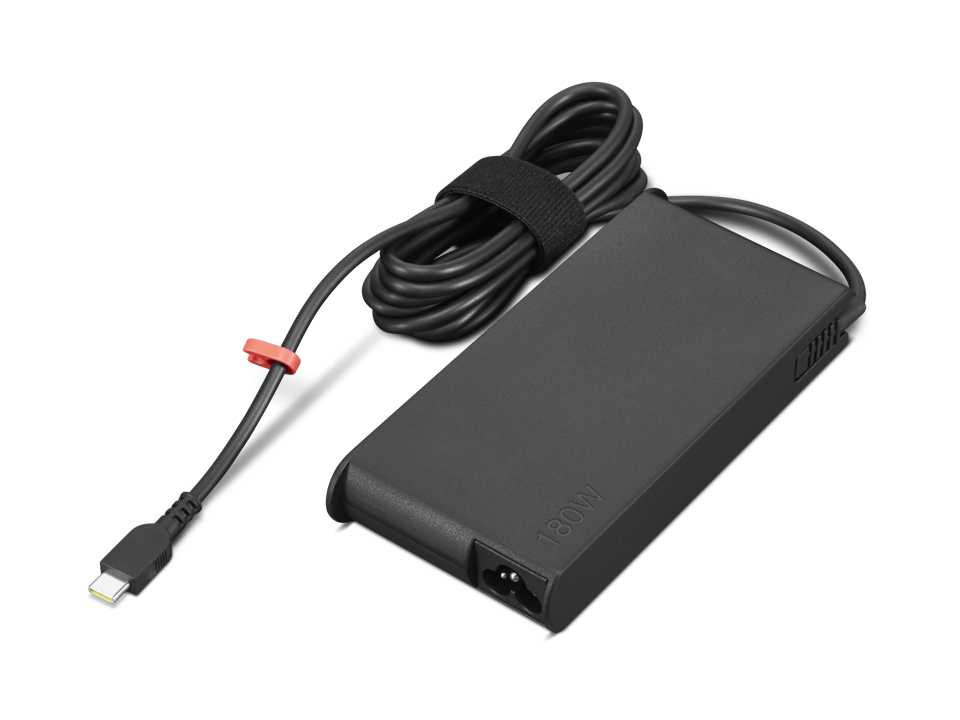 Lenovo 4X21U28835 strømadapter og vekselret Indendørs 180 W Sort