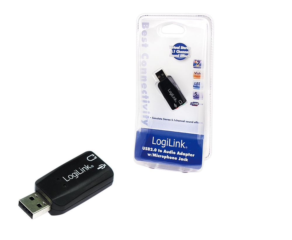 LogiLink USB Soundkarte 5.1 kanaler