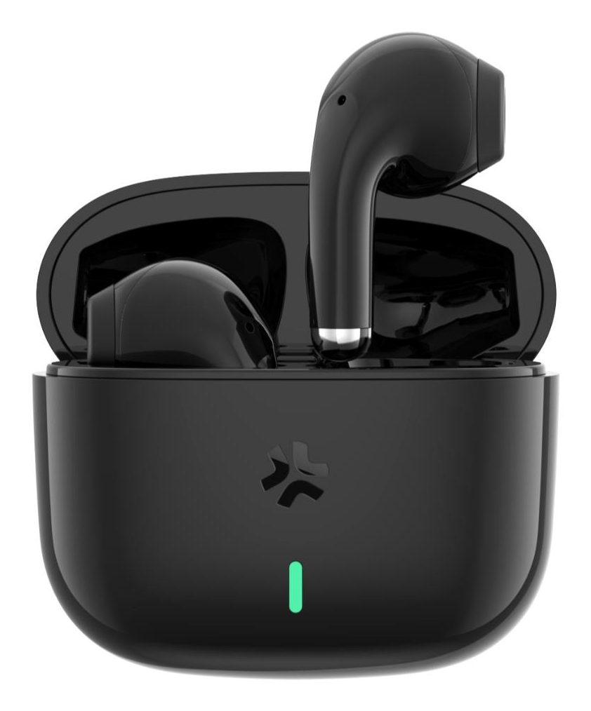 Celly TIPS1BK hovedtelefoner/headset Trådløs I ørerne Opkald/musik USB Type-C Sort, Hvid