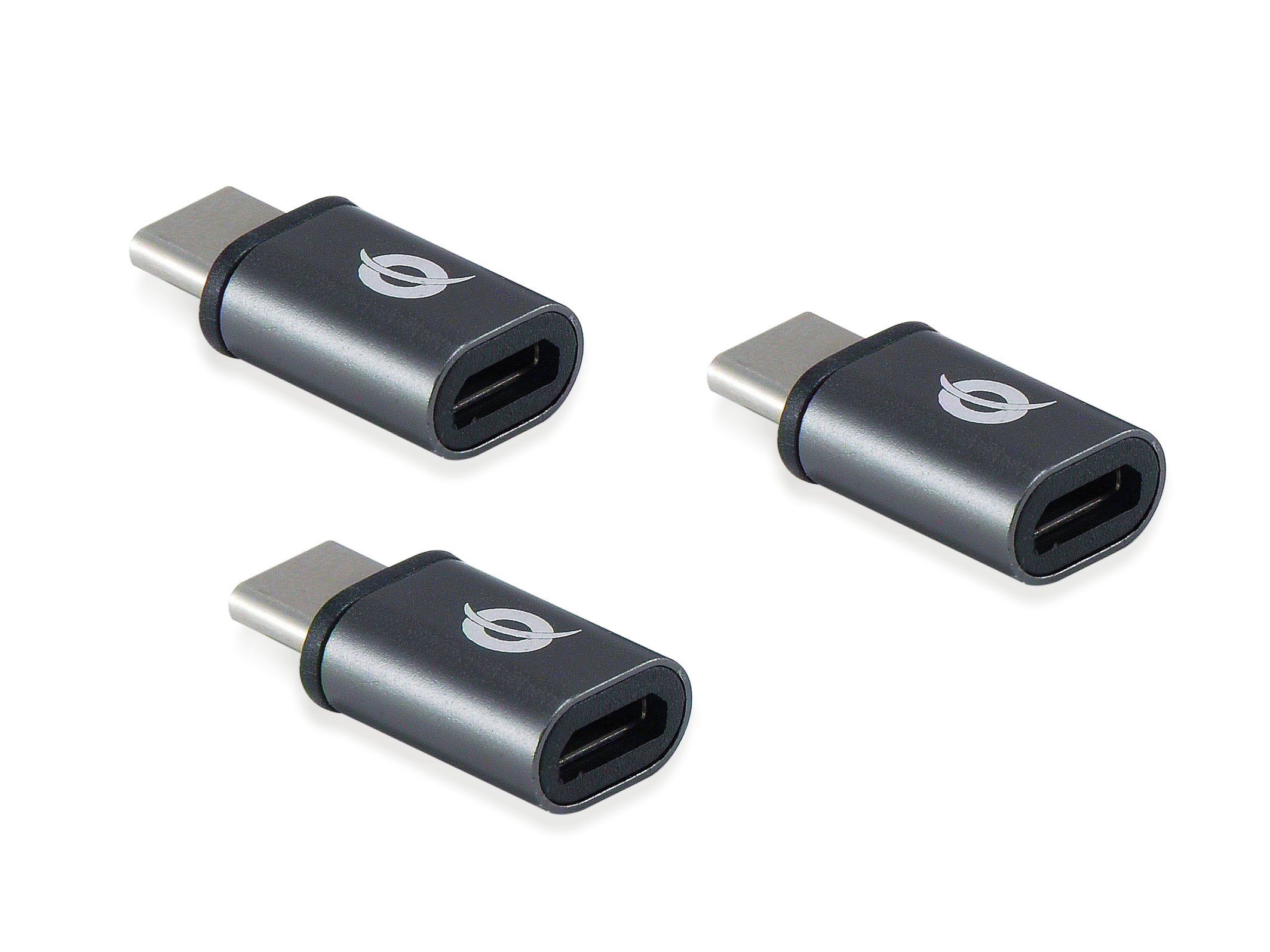 Conceptronic DONN05G kabel kønsskifter USB 2.0 Type-C USB 2.0 Micro Sort