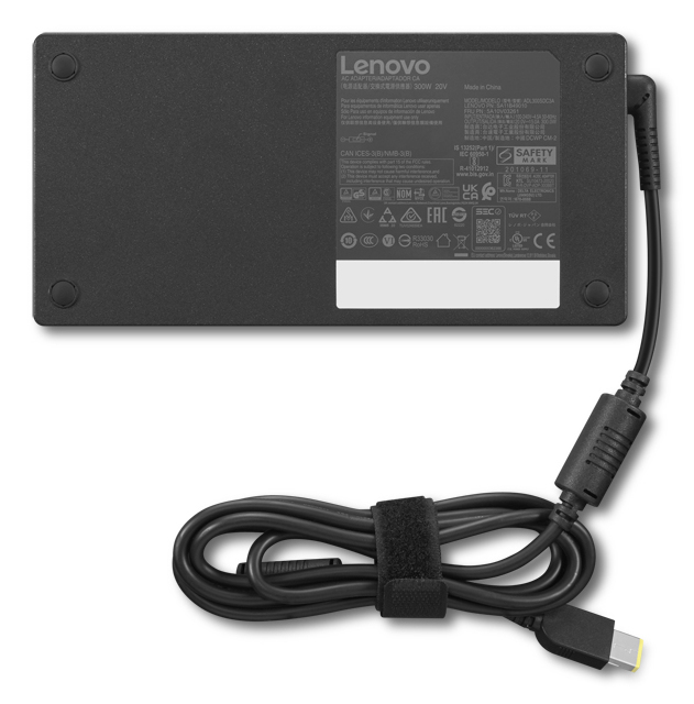 Lenovo 4X21L18247 strømadapter og vekselret Indendørs 300 W Sort