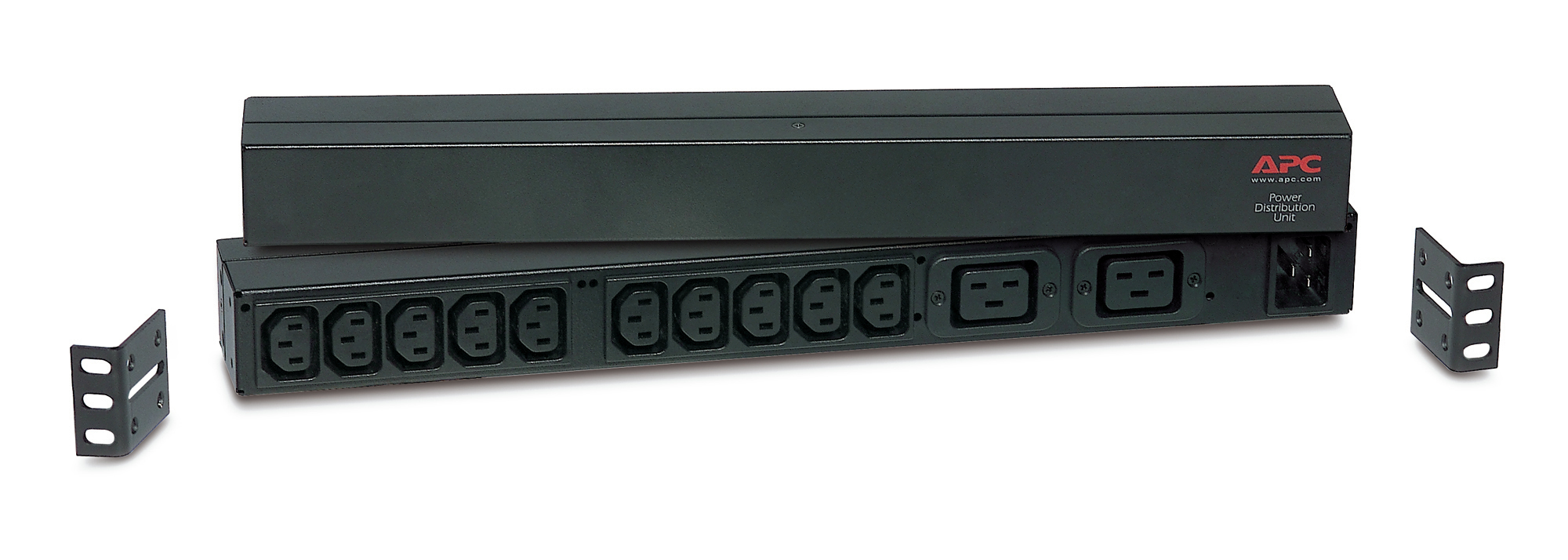 APC RACK PDU BASIC 1 U 16A 230V strømforsyningsenhed (PDU) 12 AC stikkontakt(er) 0U/1U Sort