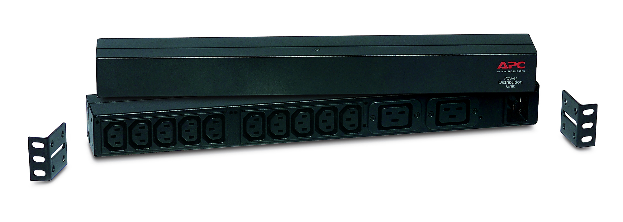 APC RACK PDU BASIC 1 U 16A 230V strømforsyningsenhed (PDU) 12 AC stikkontakt(er) 0U/1U Sort