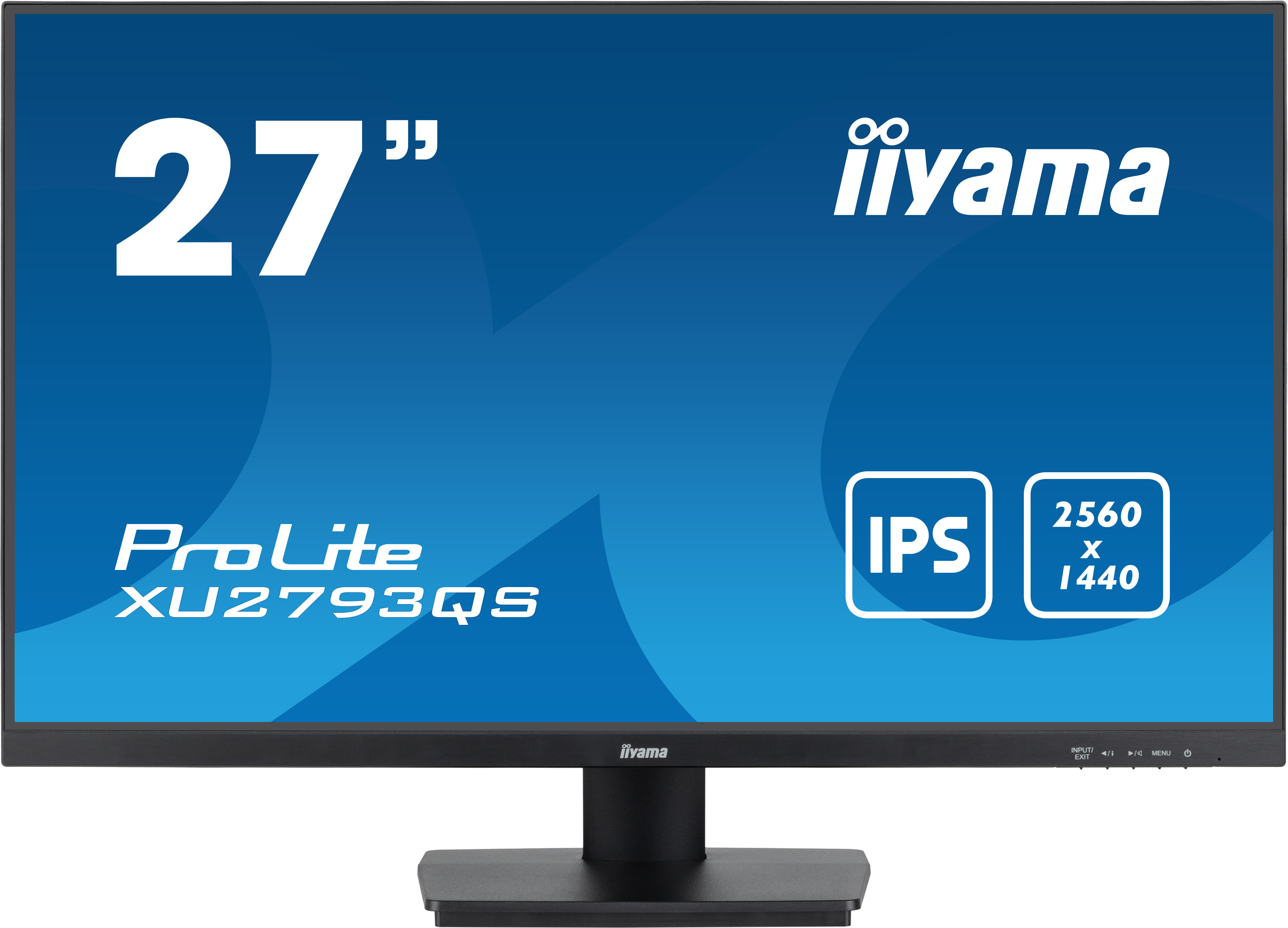 iiyama ProLite XU2793QS-B6 computerskærm 68,6 cm (27") 2560 x 1440 pixel 2K Ultra HD LED Sort