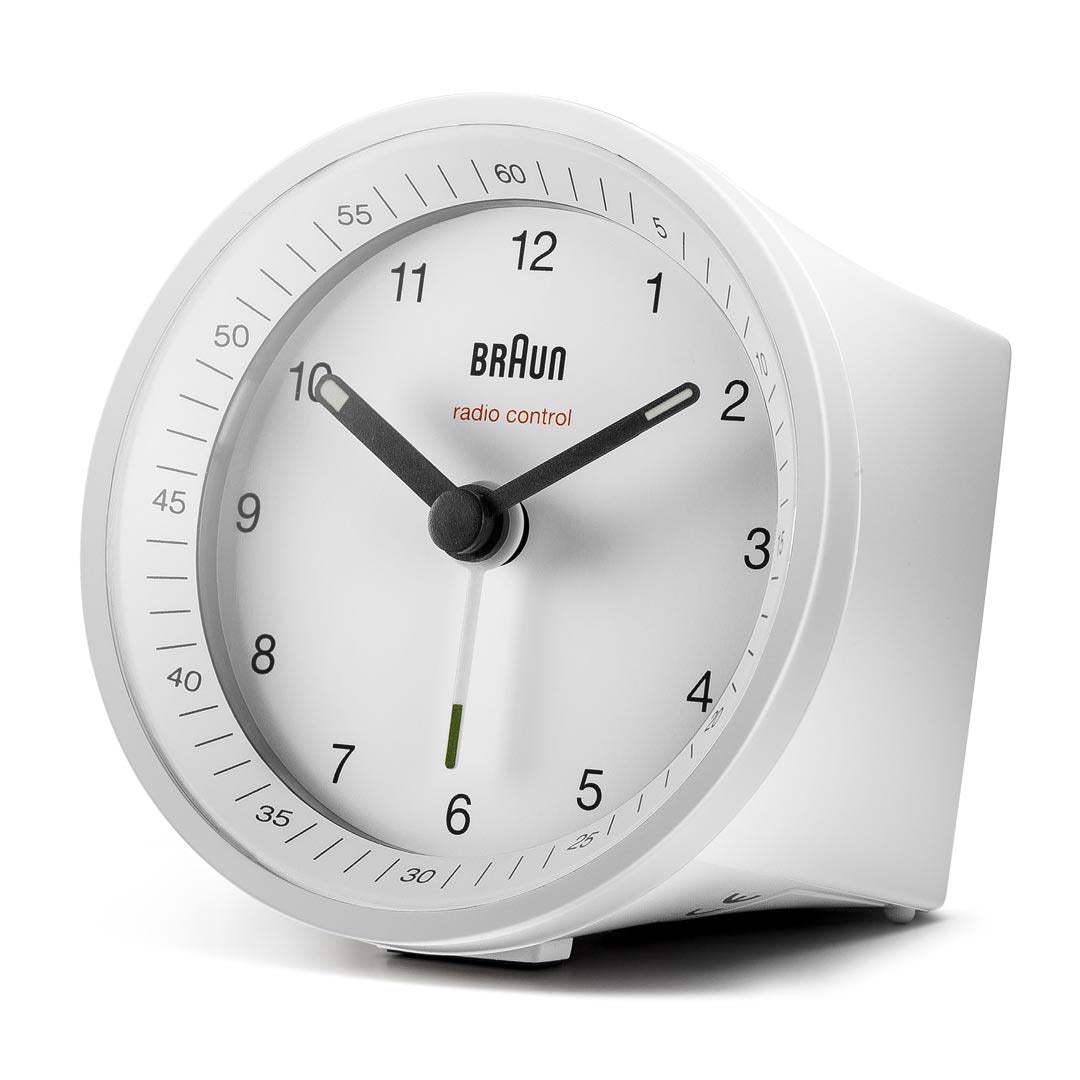 Braun BC07W-DCF Quartz alarmur Hvid