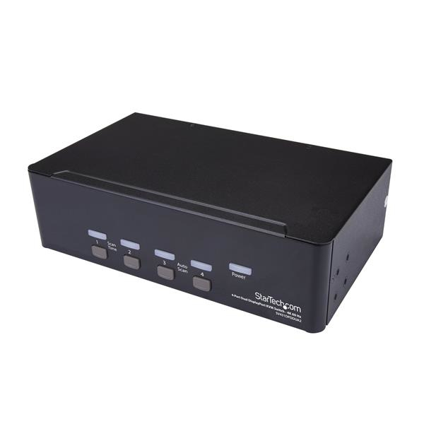 StarTech.com SV431DPDDUA2 KVM Switch Stativ-montering Sort