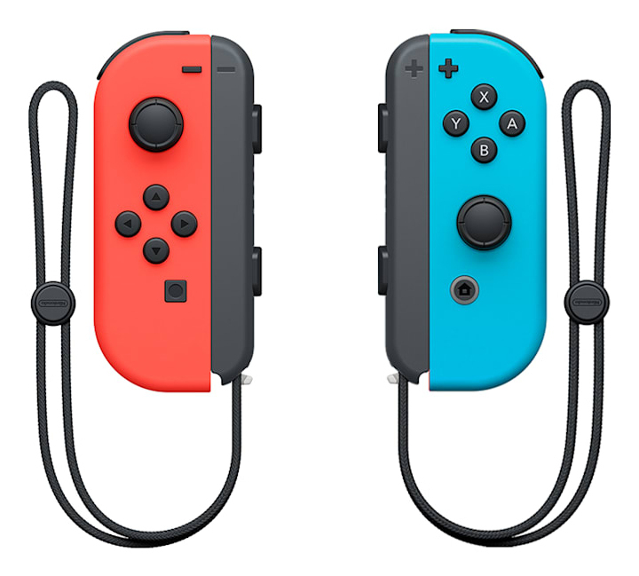 Nintendo Joy-Con (L)/(R) Neon Red/Neon Blue Rød, Blå Bluetooth Gamepad Analog/digital Nintendo Switch