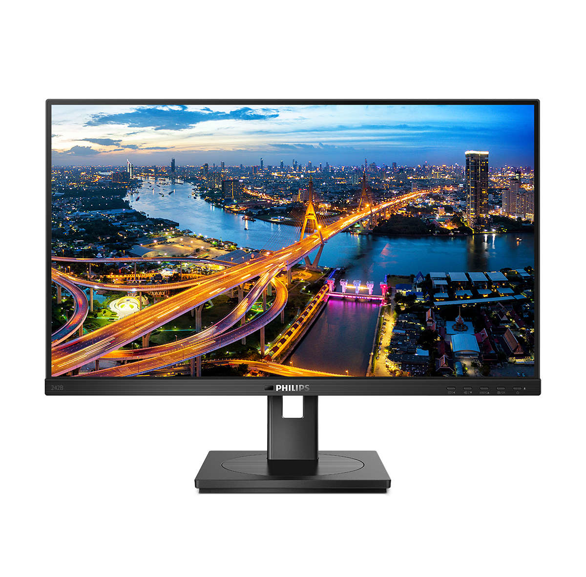 Philips B Line 242B1/00 LED display 60,5 cm (23.8") 1920 x 1080 pixel Fuld HD Sort