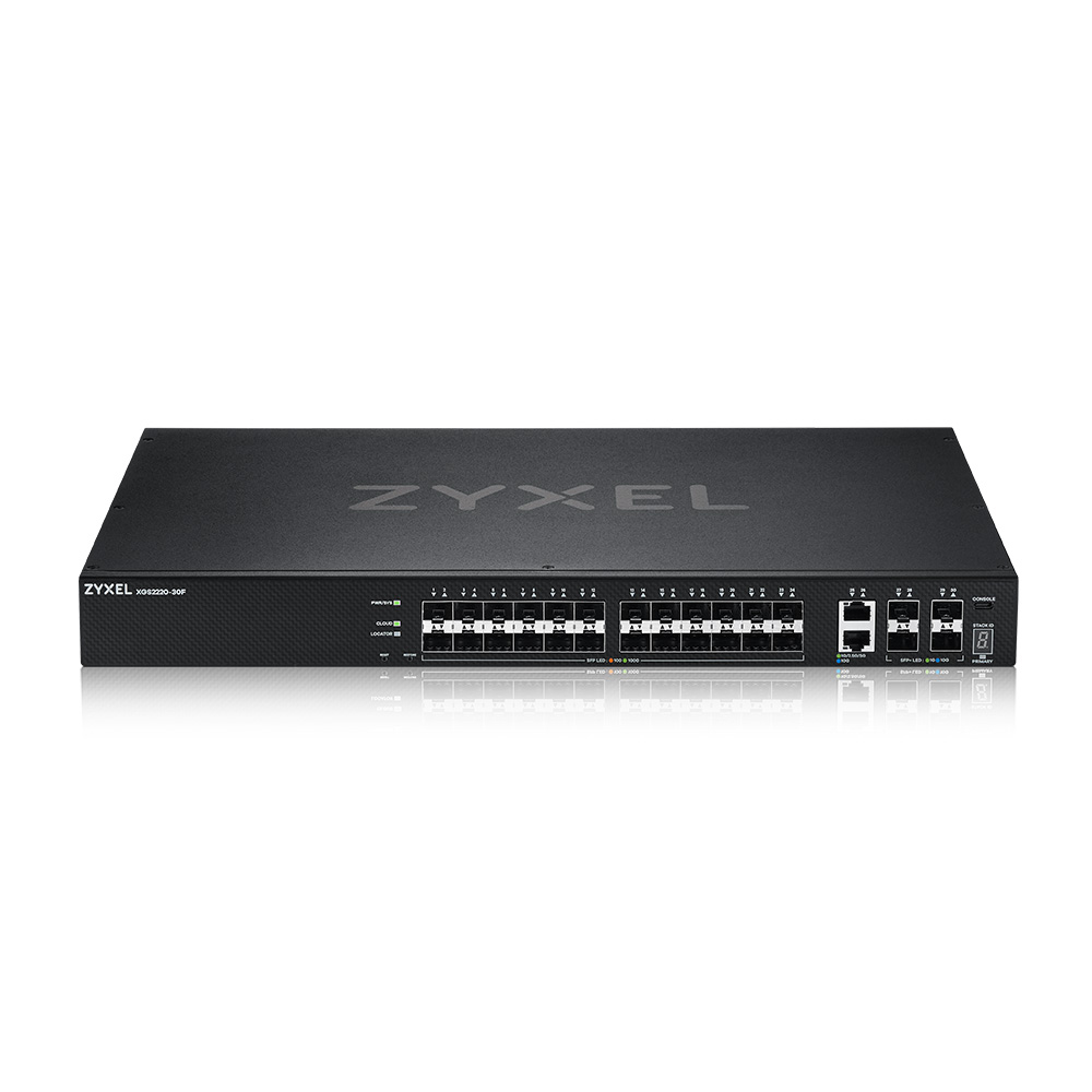 Zyxel XGS2220-30F Administreret L3 Sort