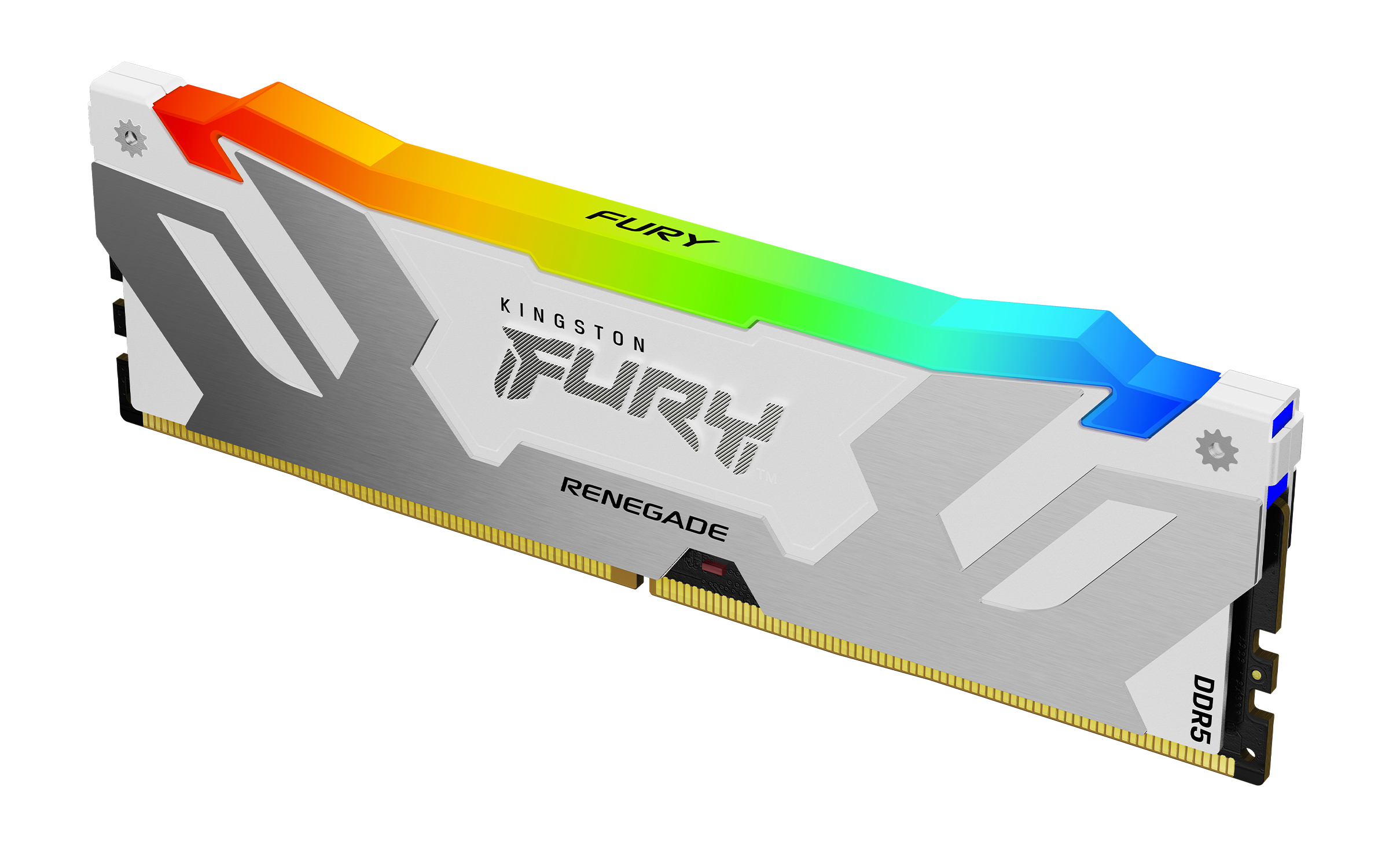 Kingston Technology FURY 32 GB 6400 MT/s DDR5 CL32 DIMM Renegade RGB, hvid XMP