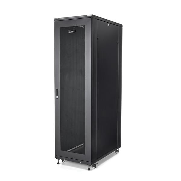 StarTech.com RK4236BKB stativ 42U Fritstående reol Sort