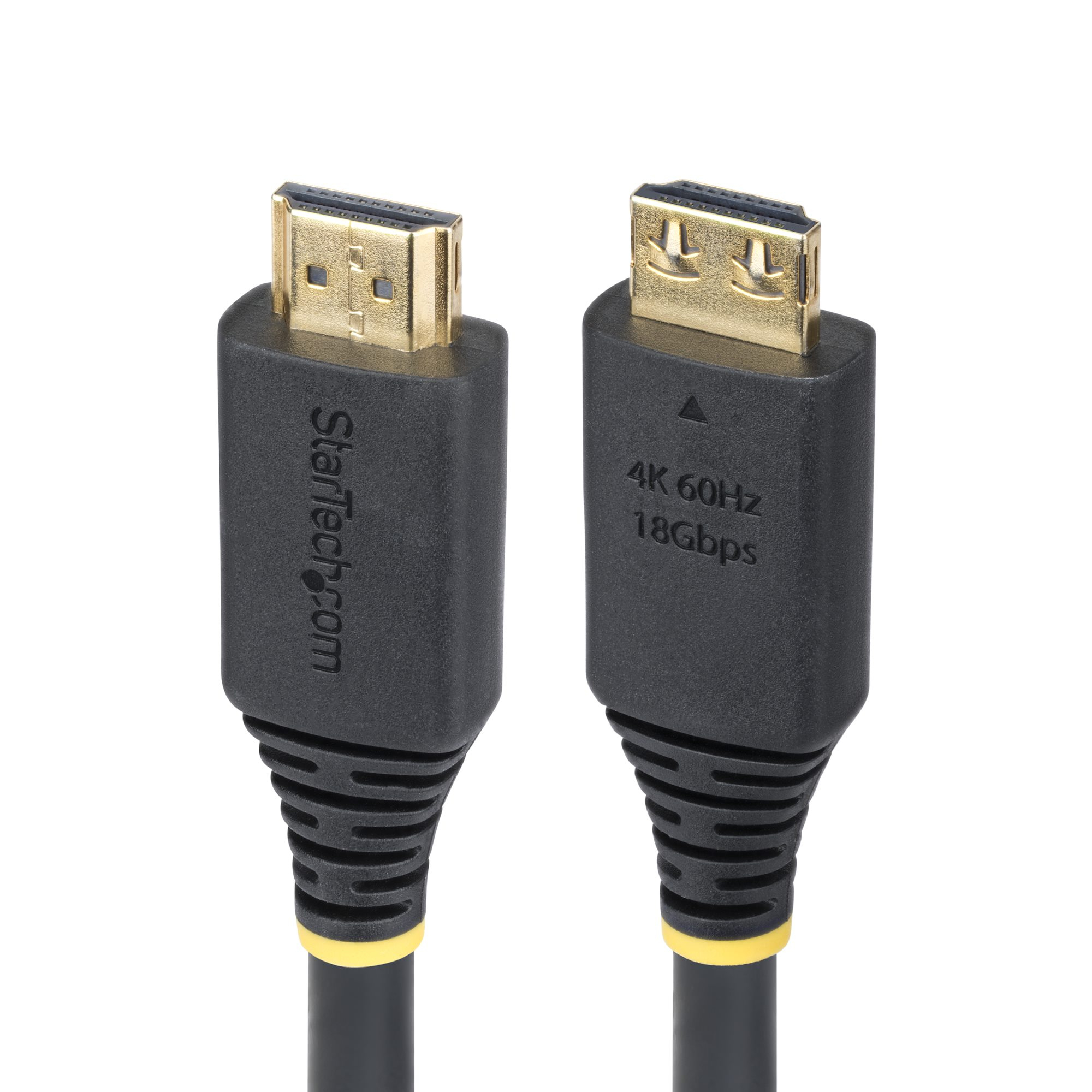 StarTech.com HDMI2-CABLE-GRIP-15F HDMI-kabel 4,5 m HDMI Type A (Standard) Sort