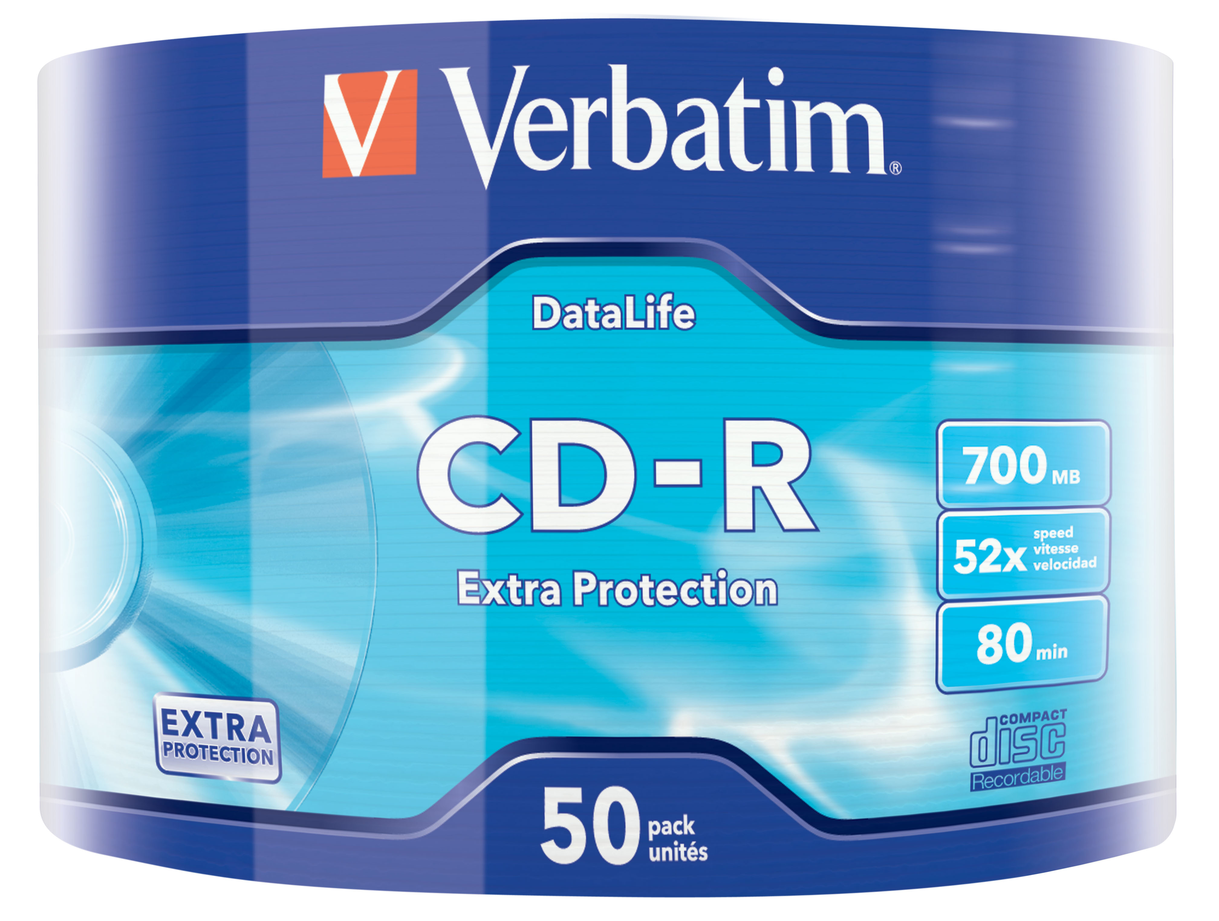 Verbatim CD-R Extra Protection 700 MB 52x 50 stk