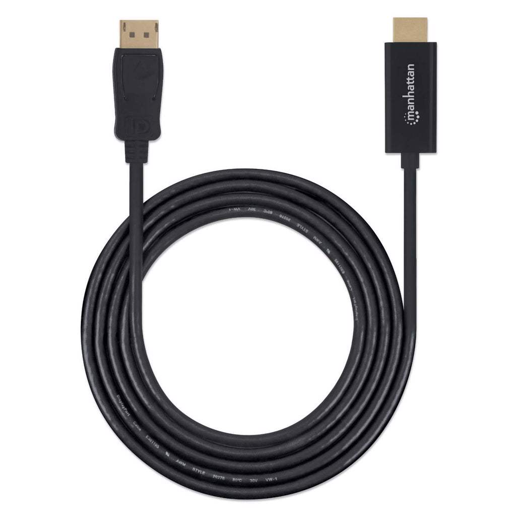 Manhattan 152662 videokabel adapter 1 m DisplayPort HDMI Sort