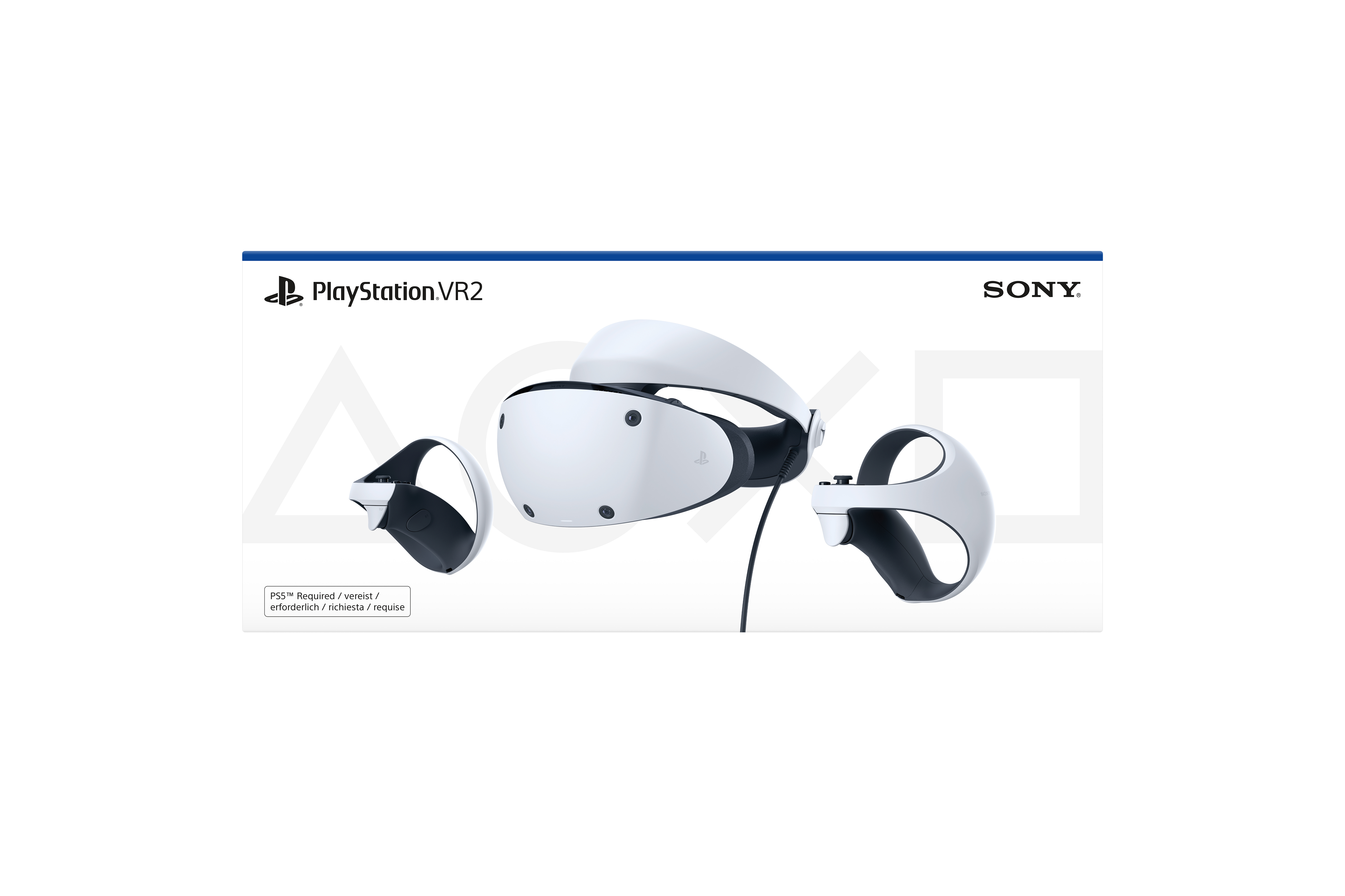 Sony PlayStation VR2 Dedikeret hovedmonteret skærm Sort, Hvid