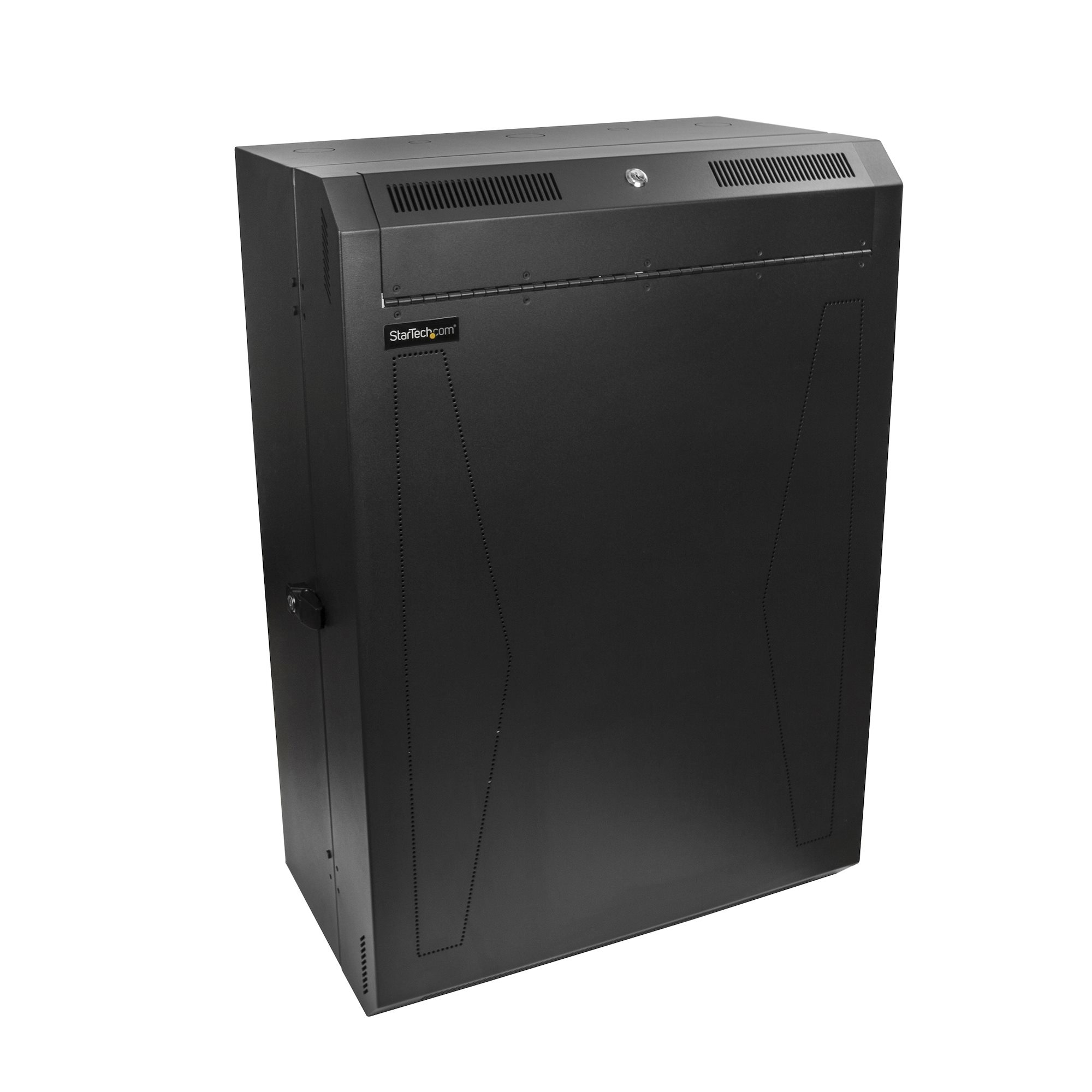 StarTech.com RK830WALVS stativ 8U Vægmonteret stativ Sort