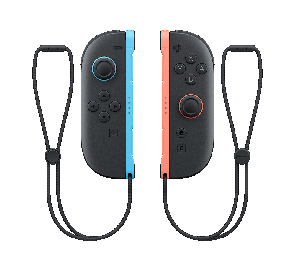 Nintendo Joy-Con 2 Sort, Blå, Rød Bluetooth Joystick Analog/digital Nintendo Switch 2
