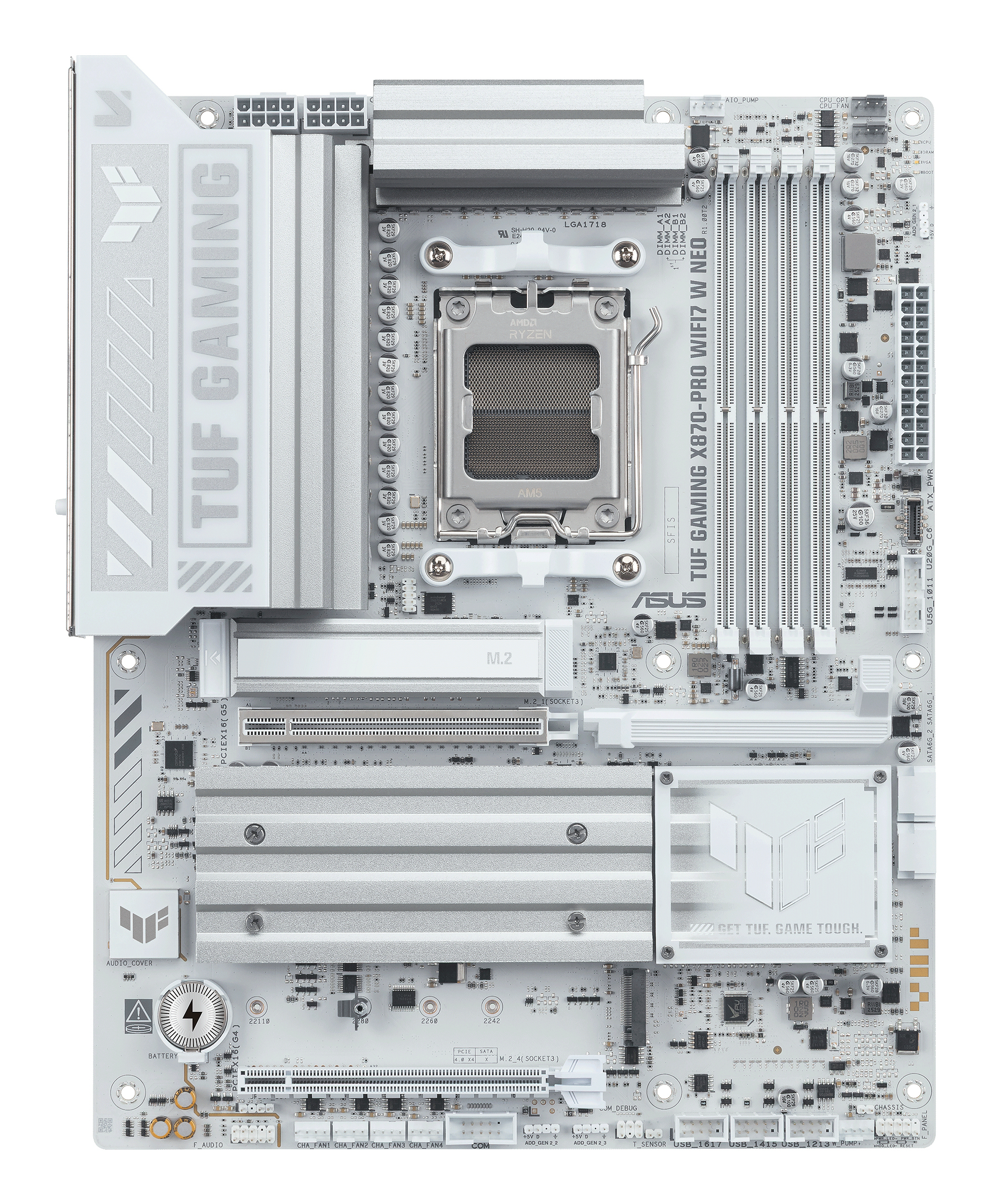 ASUS TUF GAMING X870-PRO WIFI7 W NEO AMD X870 Sokkel AM5 ATX