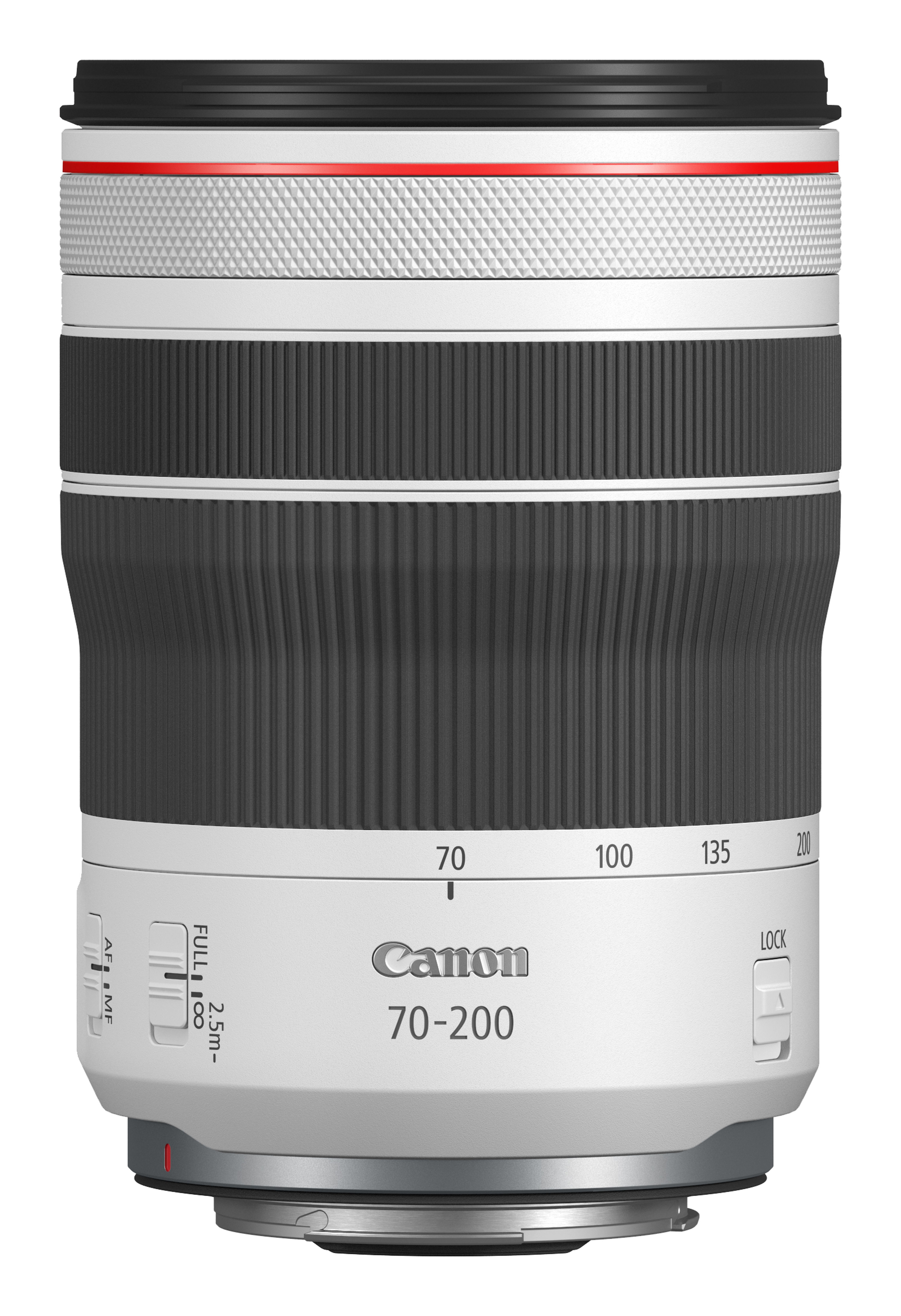 Canon RF 70-200mm F4L IS USM MILC/SLR Telefoto zoomobjektiv Hvid