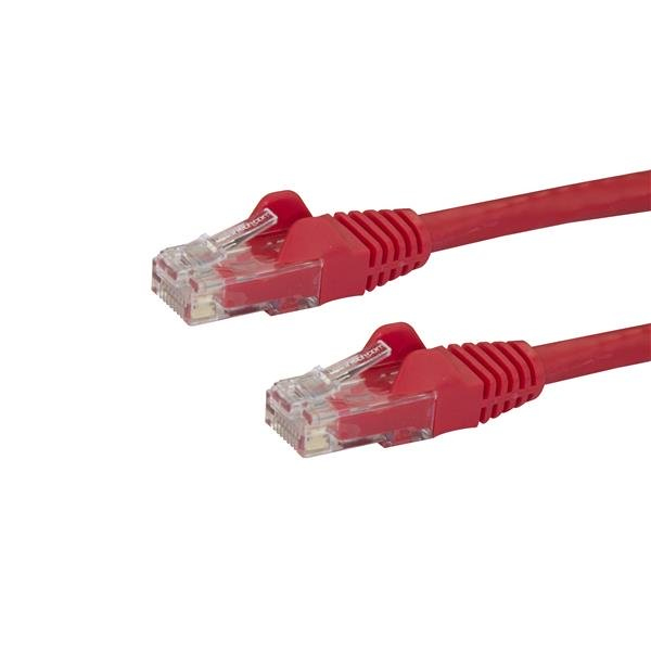 StarTech.com N6PATC2MRD netværkskabel Rød 2 m Cat6 U/UTP (UTP)