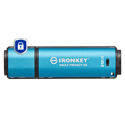 Kingston Technology IronKey 512GB Vault Privacy 50 AES-256 krypteret, FIPS 197
