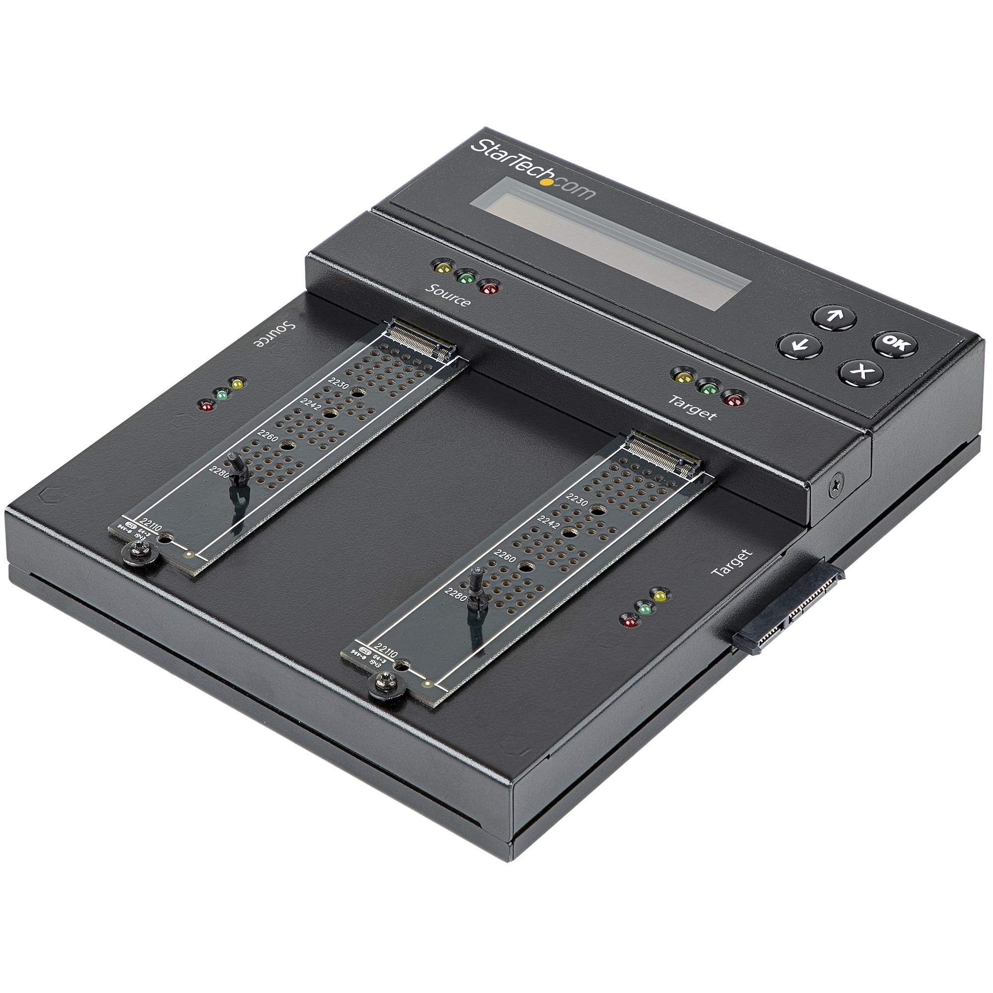 StarTech.com SM2DUPE11 kopienhed til digital medie HDD/SSD duplikator Sort 1 Kopier