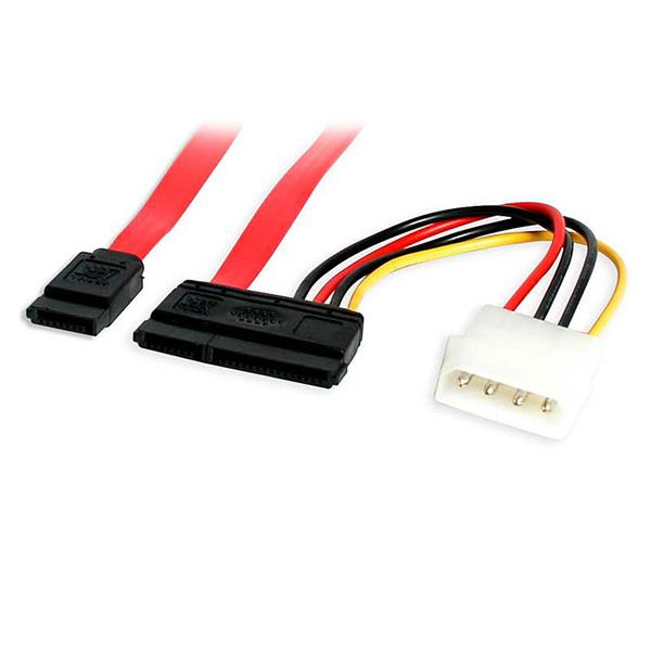 StarTech.com SATA18POW SATA-kabel 0,457 m SATA 7-pin + Molex (4-pin) Rød