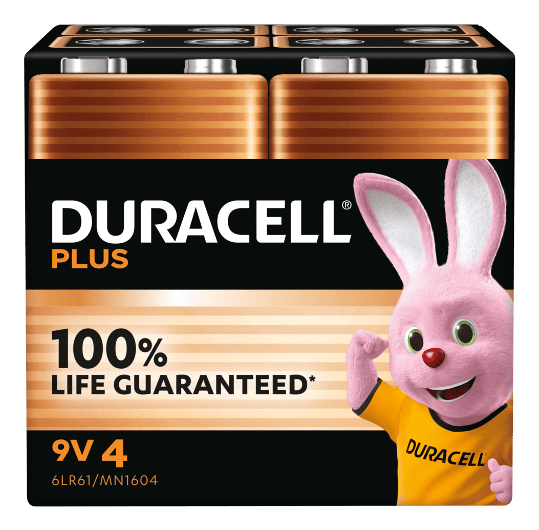 Duracell Plus Power Engangsbatteri 9V Alkaline